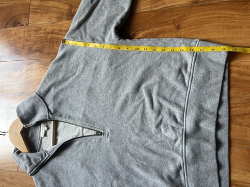Vince Half Zip Jacket Sweater Sweatshirt Grey Gray Women's S - Picture 9 of 17