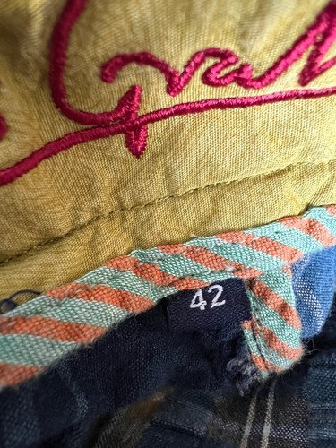 RARE ROBERT GRAHAM MENS PANTS 42 BLUE PATCHWORK RESORT VACA BEACH PLAID HTF - Bild 4 von 8