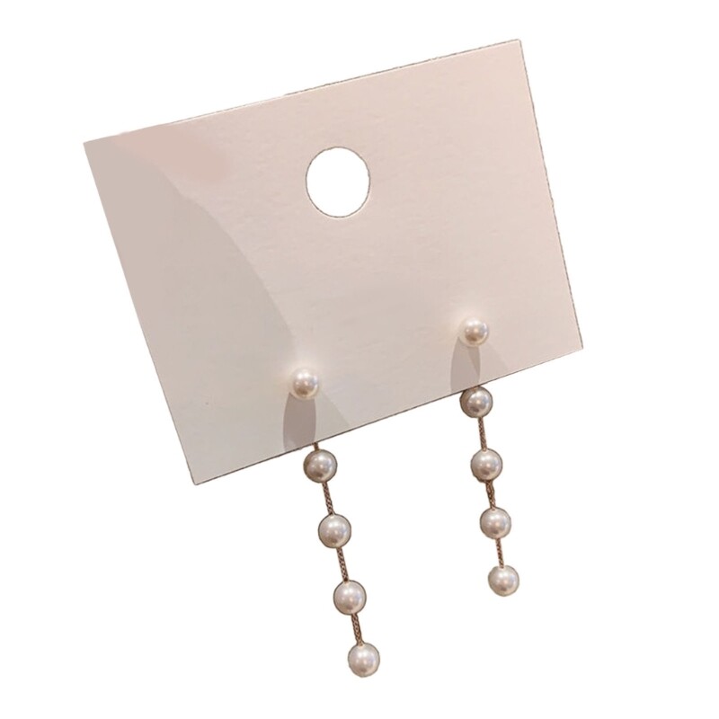 Elegant Long Chain Dangle Fringe Pendant Drop Earrings for Women