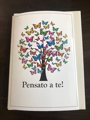 Pensato a te! Farfalla  - Italian Greeting Carte