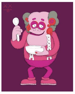 KAWS X Monsters Limited Edition 4 Poster Official Set NEW 2022 