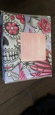 Morgan Kids Tattoo Polyester Microfiber  Twin SHEET SET sugar skulls swallows