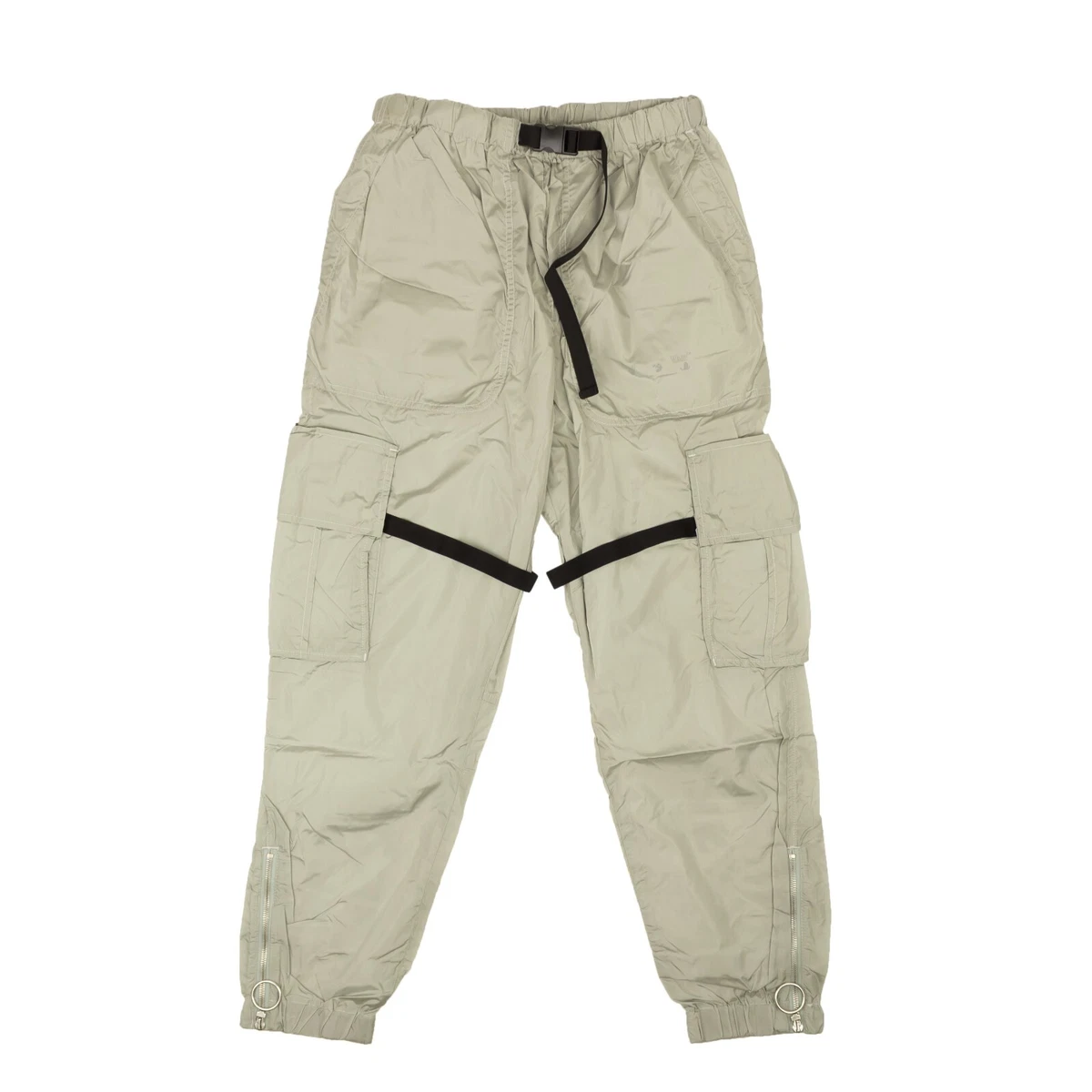 NWT OFF-WHITE C/O VIRGIL ABLOH Limestone Parachute Cargo Pants Size 30/40  $825