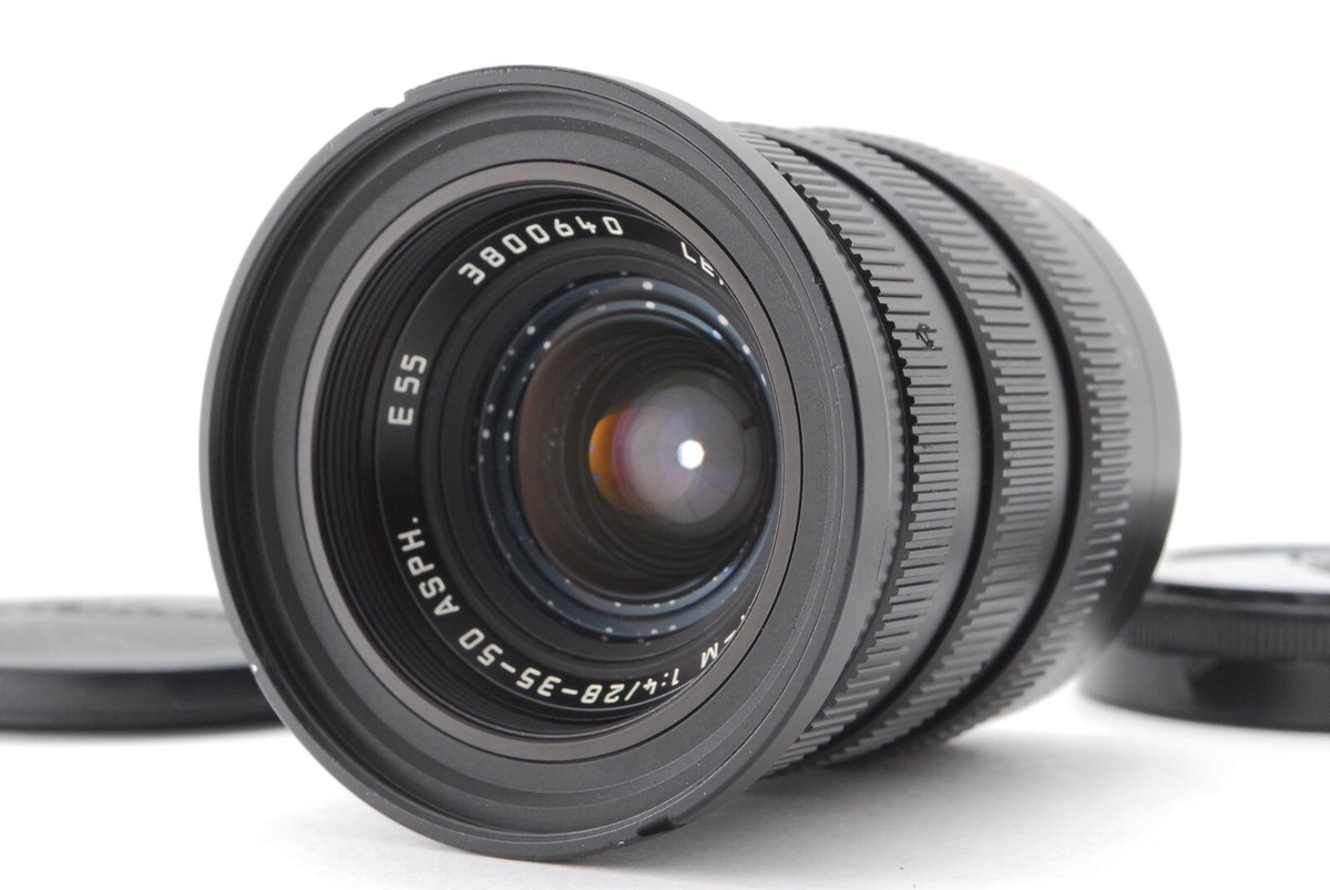 Near MINT] Leica Tri-Elmer-M 28-35-50mm f/4 E55 ASPH Black lens