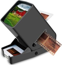 35mm Slide and Film Viewer, 3X Magnification LED Lighted Illuminated Vi