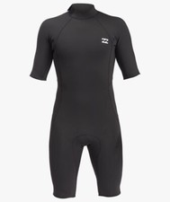 BILLABONG Men's 2/2 ABSOLUTE BZ S/S Spring Suit - BLK - Size XL - NWT  LAST ONE