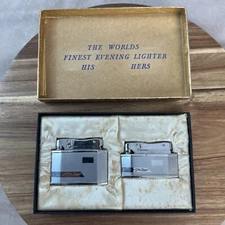 Royal Star Vintage Lighter His And Her Set Original Box