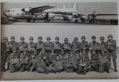 Printing Photo Analogue Ena Pau 1960 Photo Montage Paratroopers 4 5/16X6 11/16in