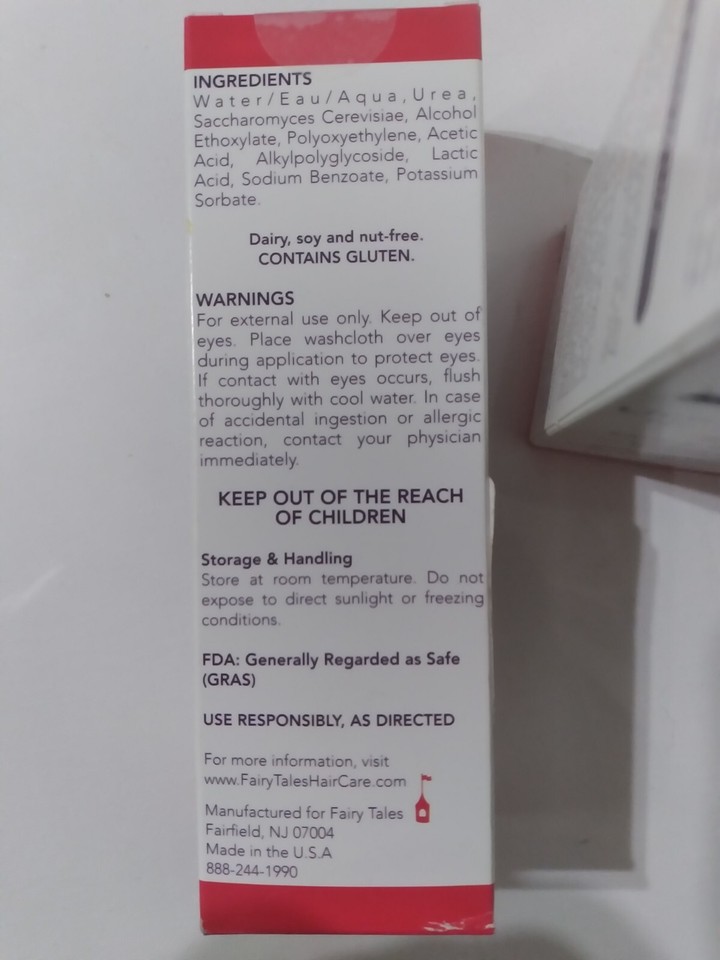 3x Fairy Tales Lice GoodBye . Safe and effective . No harmful