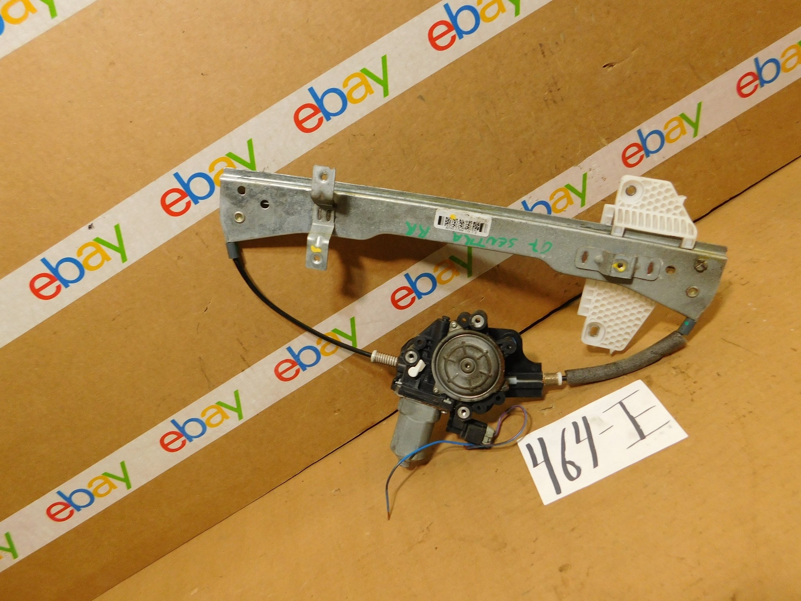 07 08 09 10 11 12 SENTRA REAR PASSENGER Side Window Regulator W/Motor #464-E