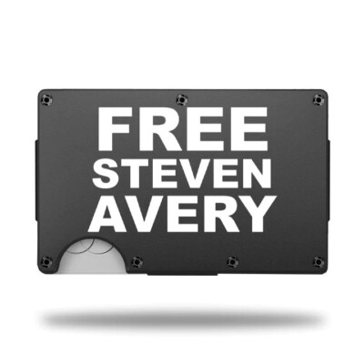 Custom Laser Engraved Wallet - FREE STEVEN AVERY - GREAT GIFT WALLET