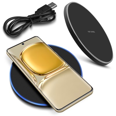 Schnell Ladegerät für Huawei P50 Pro Plus QI Wireless Charger Induktives Laden