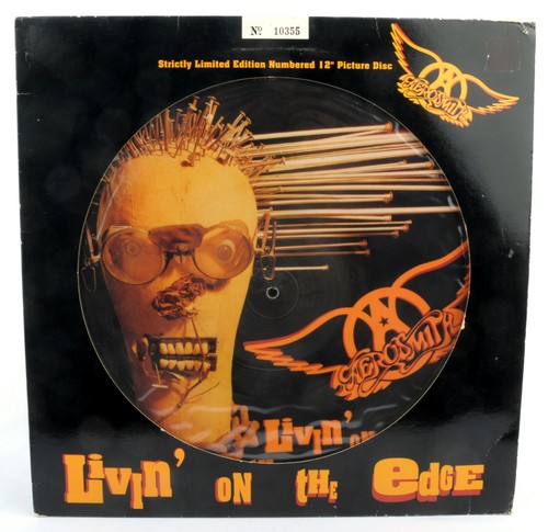 Vinyl Record - Aerosmith Livin' On The Edge Ltd Edition Picture Disc