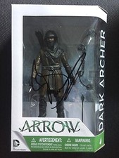 CW DC Dark Archer John Barrowman Autographed Signed Action Figure COA D