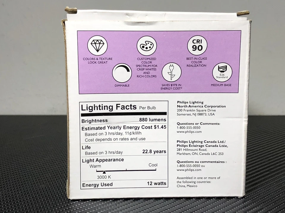 Philips 12W LED Dimmable PAR30S Expert Color 75W 880lm 3000K 90CRI 120V F25/930 - Image 3 of 4