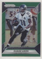 2016 Panini Prizm Green Prizm Kamar Aiken #48 7fb