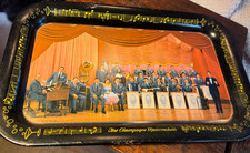 Collectible Vintage Lawrence Welk The Champagne Musicmakers Metal Serving Tray