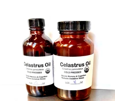 Celastrus oil PURE Celastrus paniculatus Intellect Tree Nootropic Memory Tonic