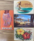 HAWAI'IAN THEME POSTCARDS - Set of 4 - RETRO - unposted — photo 1