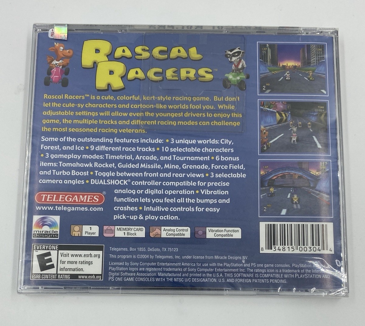 Prix de Rascal Racers sur PAL Playstation | Comparer les Prix
