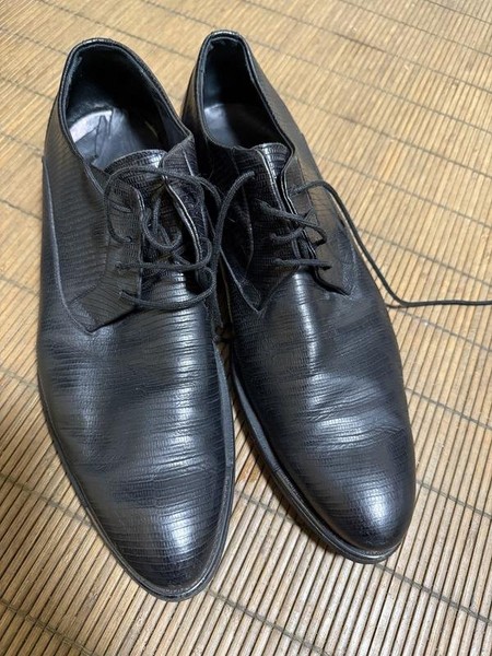 Men Baldinini Heels Black Leather 40