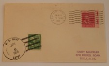 Navy 13797 (Yokosuka Japan) January 6 1955 Commander Service Force Pacific Fleet