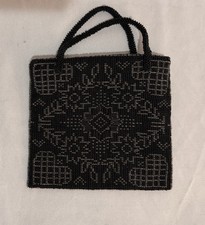 Vintage 1930s Art Deco Czech Small Beaded Evening Purse Beautiful Chic