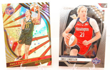Emily Engstler 2022 Revolution RC ASTRO & 2024 Prizm base Mystics WNBA Rookie