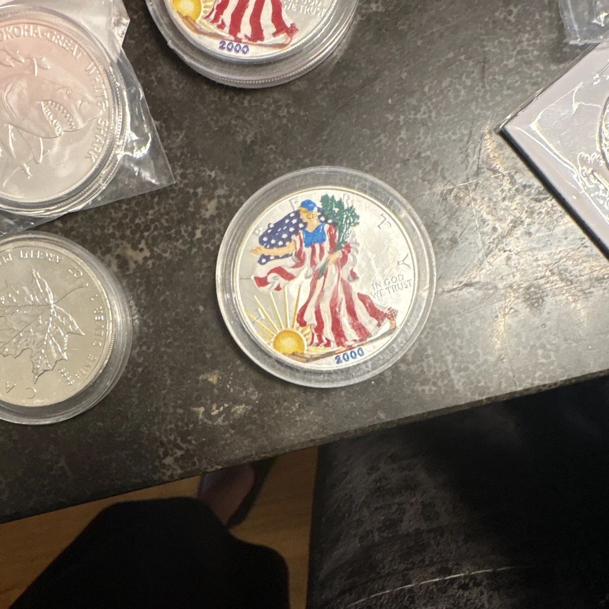 Colorized Silver Eagle for sale | eBay