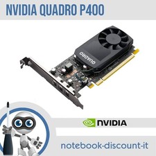 NVIDIA Quadro P400 Scheda Video 2gb High Profile 3x Mini DisplayPort PCI TESTED