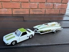 Corgi Gift Set 37 Fiat X1/9 & Carlsberg Power Boat - Good Vintage Original