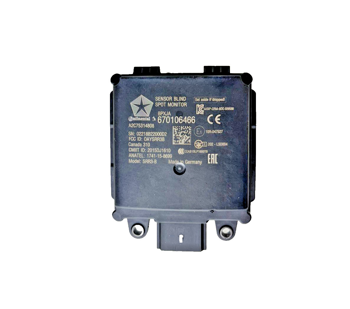 Maserati Levante Radar sensor P/N 670106466
