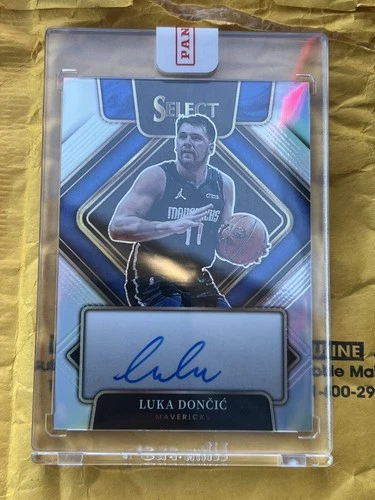 RARE!! LUKA DONCIC 2021-22 PANINI SELECT SIGNATURES #'D 50/249 DALLAS MAVERICKS