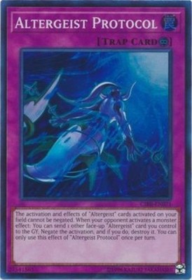 1 x Altergeist Protocol - CIBR-EN071 - Super Rare - Unlimited Edition Near Mint,