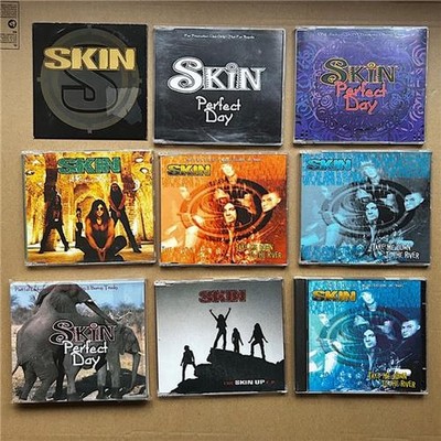 SKIN - 9X CDS - take me down/perfect day/skin up ep/house of love + promos