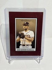 2005 Upper Deck Origins John Smoltz #78 - Old Judge Red /99 Braves Color Match