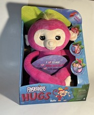FINGERLINGS HUGS Bella Pink Interactive Plush Monkey Advanced Tech