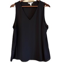 NWT Nine West Women’s V-neck Sleeveless Lined Blouse Tank Plus Size 0X