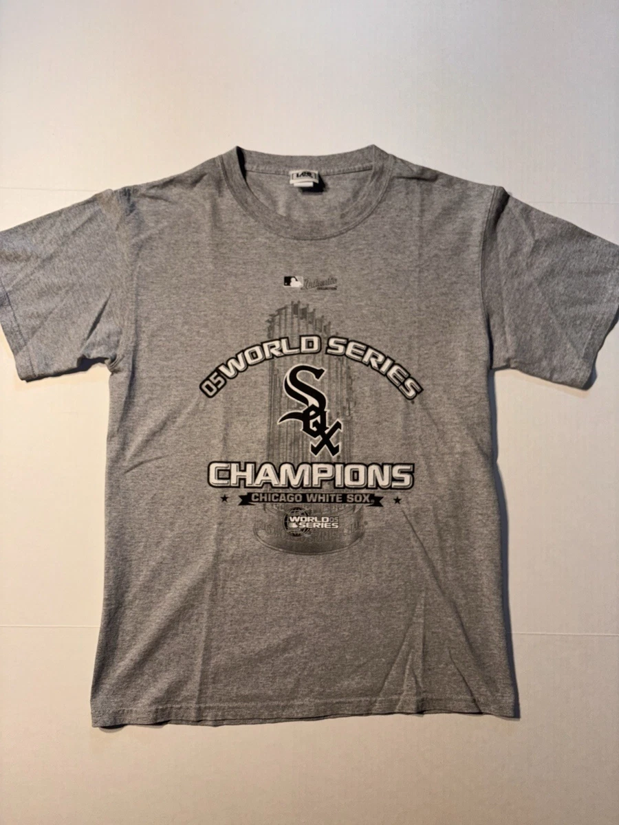 Chicago White Sox 2005年チャンピオンTシャツ Men's Chicago White Sox Homage Black 2005 World Series Champions