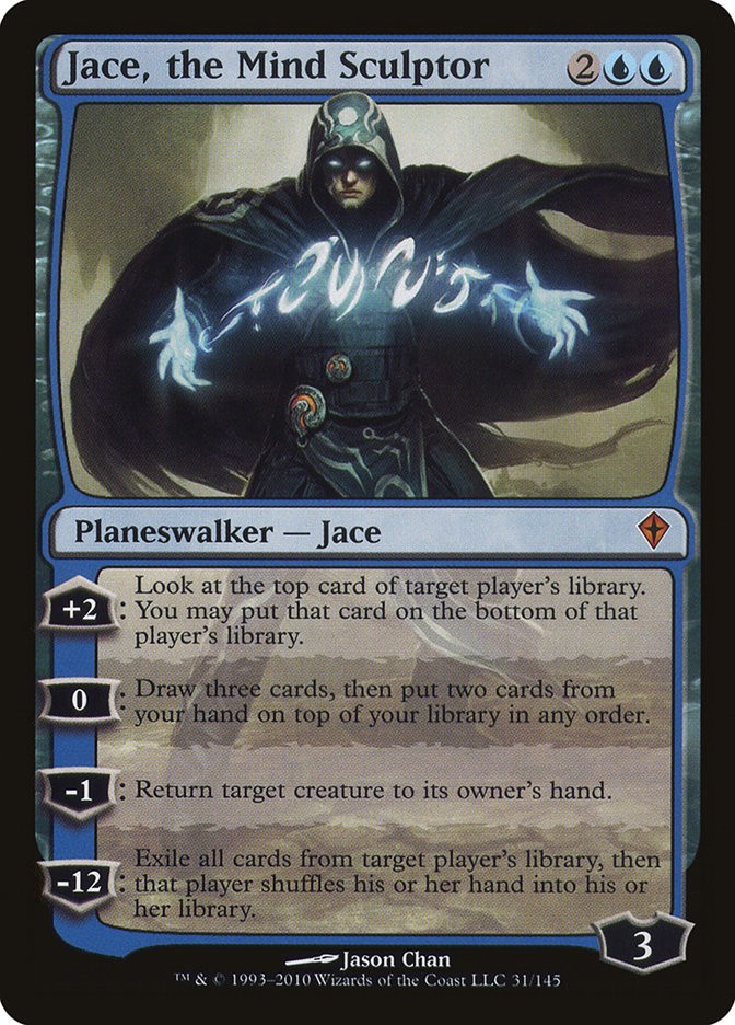 MTG Magic the Gathering Jace, the Mind Sculptor (31/151) Worldwake LP