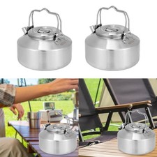 Camping Wasserkocher zum Kochen von Wasser für offenes Feuer Doppelgriff Wasserkocher