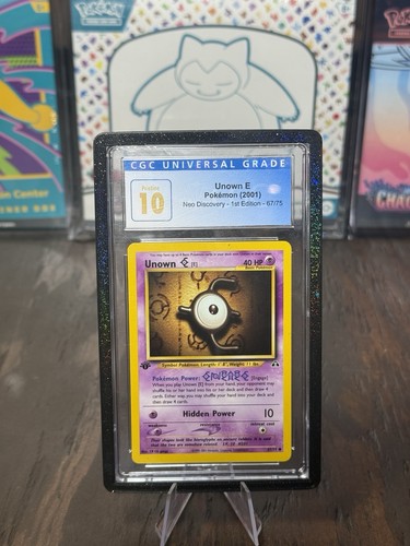 Unown [A] (1st Edition) graded CGC 10 for sale on eBay