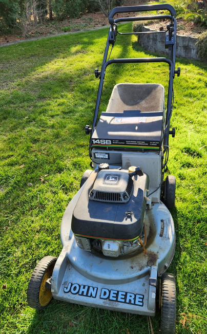 Walk-Behind Lawn Mower Rotary Blade w/ Bag