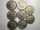 Lot of (8) - 40% Silver Kennedy Half Dollars 1966-1968