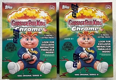 2 PACK NEW 2022 Topps Garbage Pail Kids CHROME 5 Blaster Box 5th Series GPK OS5