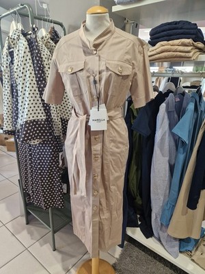 Baumwollkleid beige Marella Größe 48