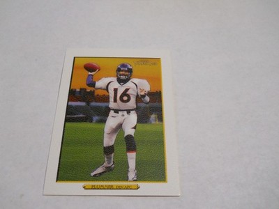 JAKE PLUMMER WHITE PARALLEL DENVER BRONCOS 2006 TOPPS TURKEY RED