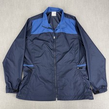 Vintage Nike Golf Windbreaker Womens XL Full Double Zip Jacket Y2K Storm Fit Dri