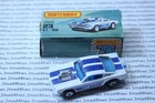 '81 Matchbox MB23 Superfast w/box white '65 Ford Shelby Mustang GT-350 Lesney HK
