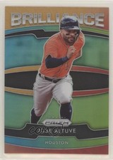 2020 Panini Prizm Brilliance Red Orange Prizm Jose Altuve #B-7 5m1
